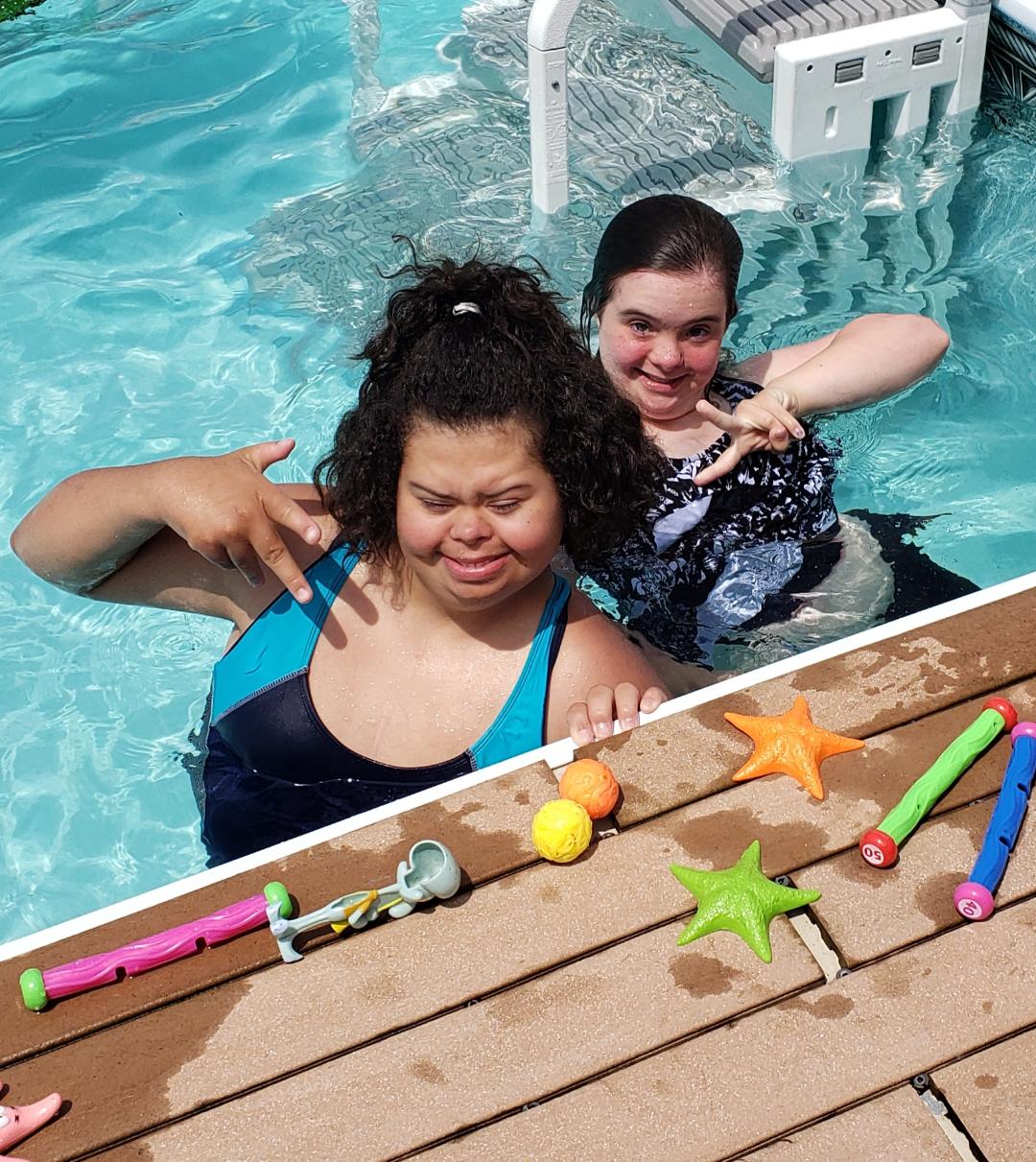 Teen Night Pool Party Down Syndrome Asso